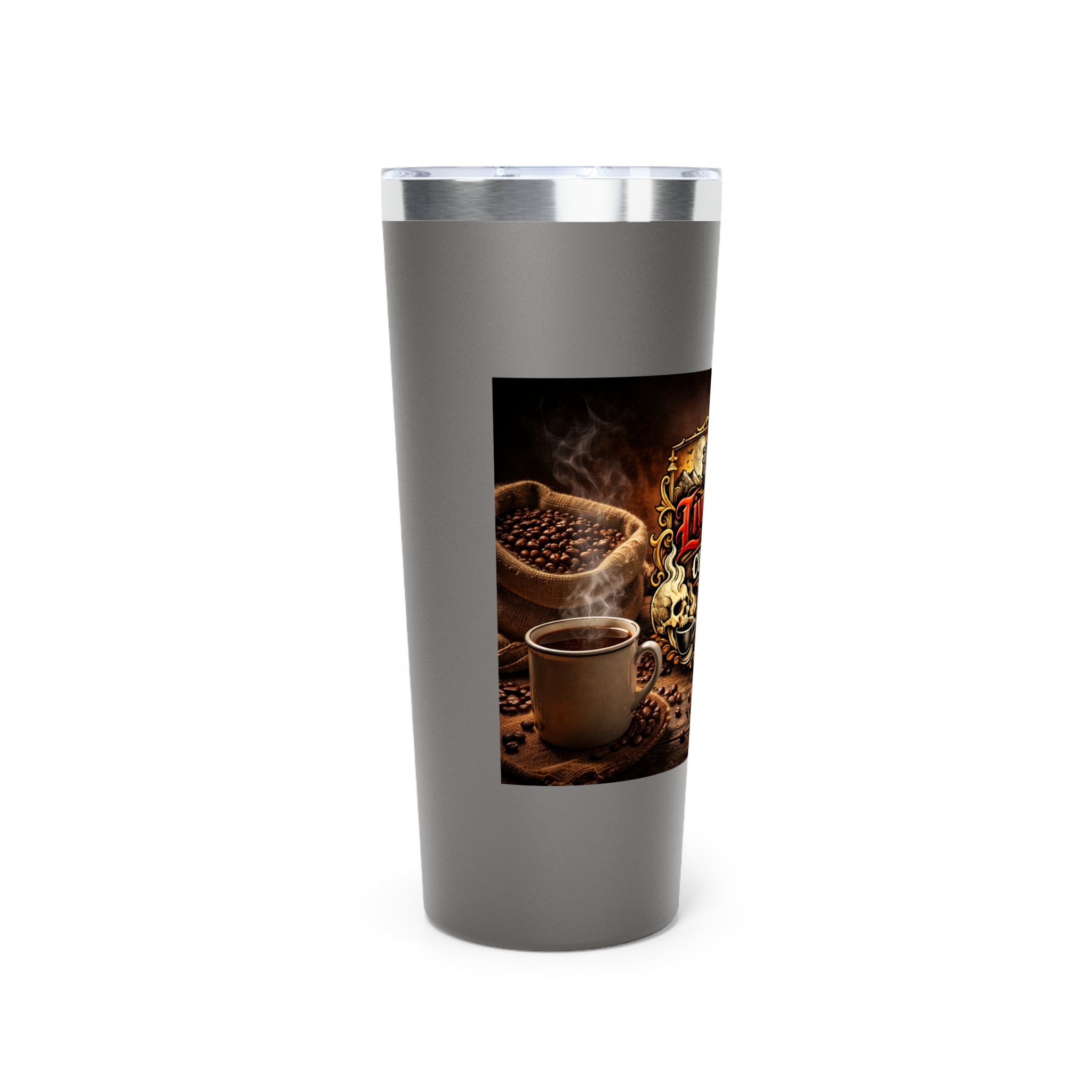 Live Free Coffee 22oz Vacuum Tumbler